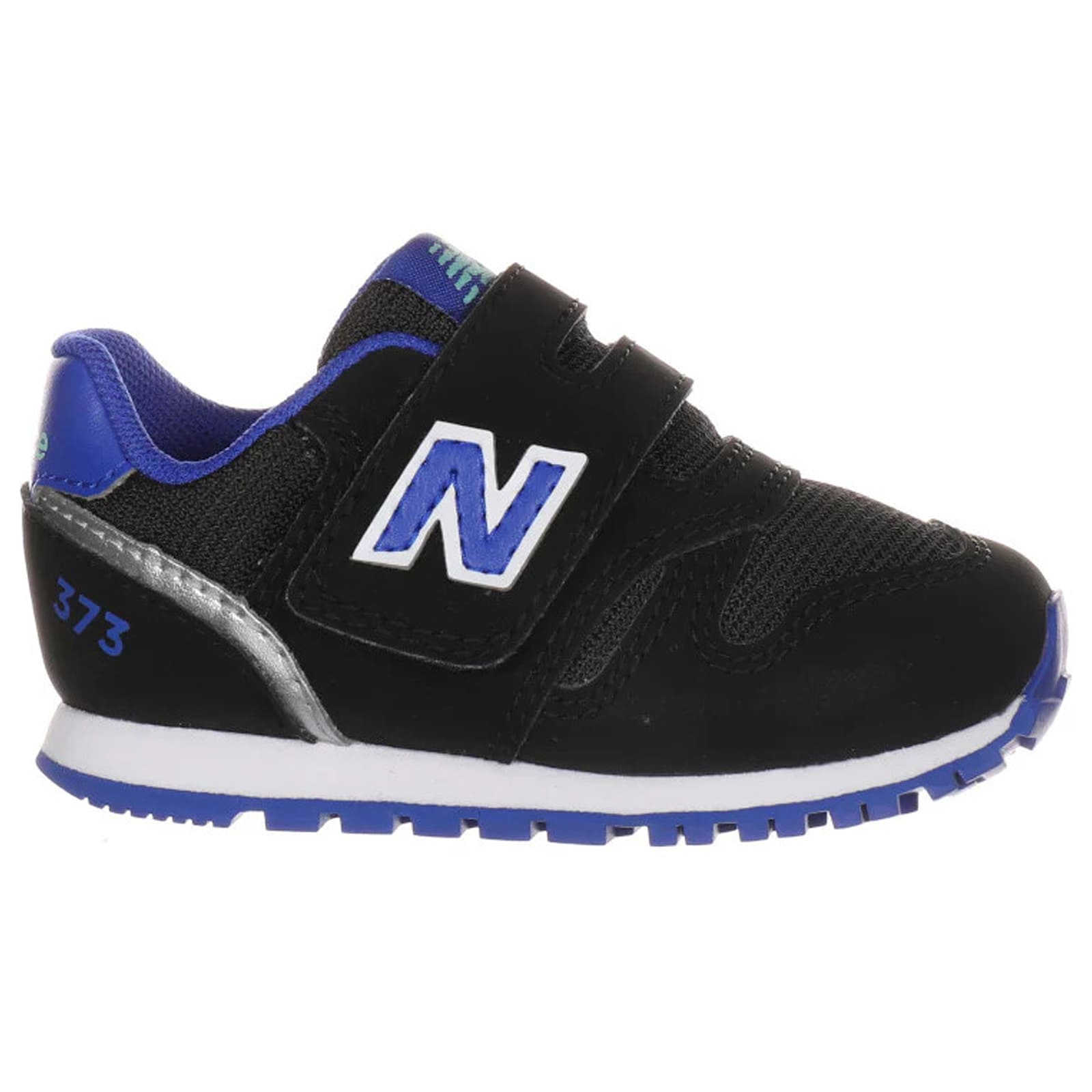 ニューバランス new balance I373 9Y3(ブラック/ブルー) Hook and Loop ベビー キッズ シューズ スニーカー 子供靴 横幅W やや幅広 NB 2026秋冬