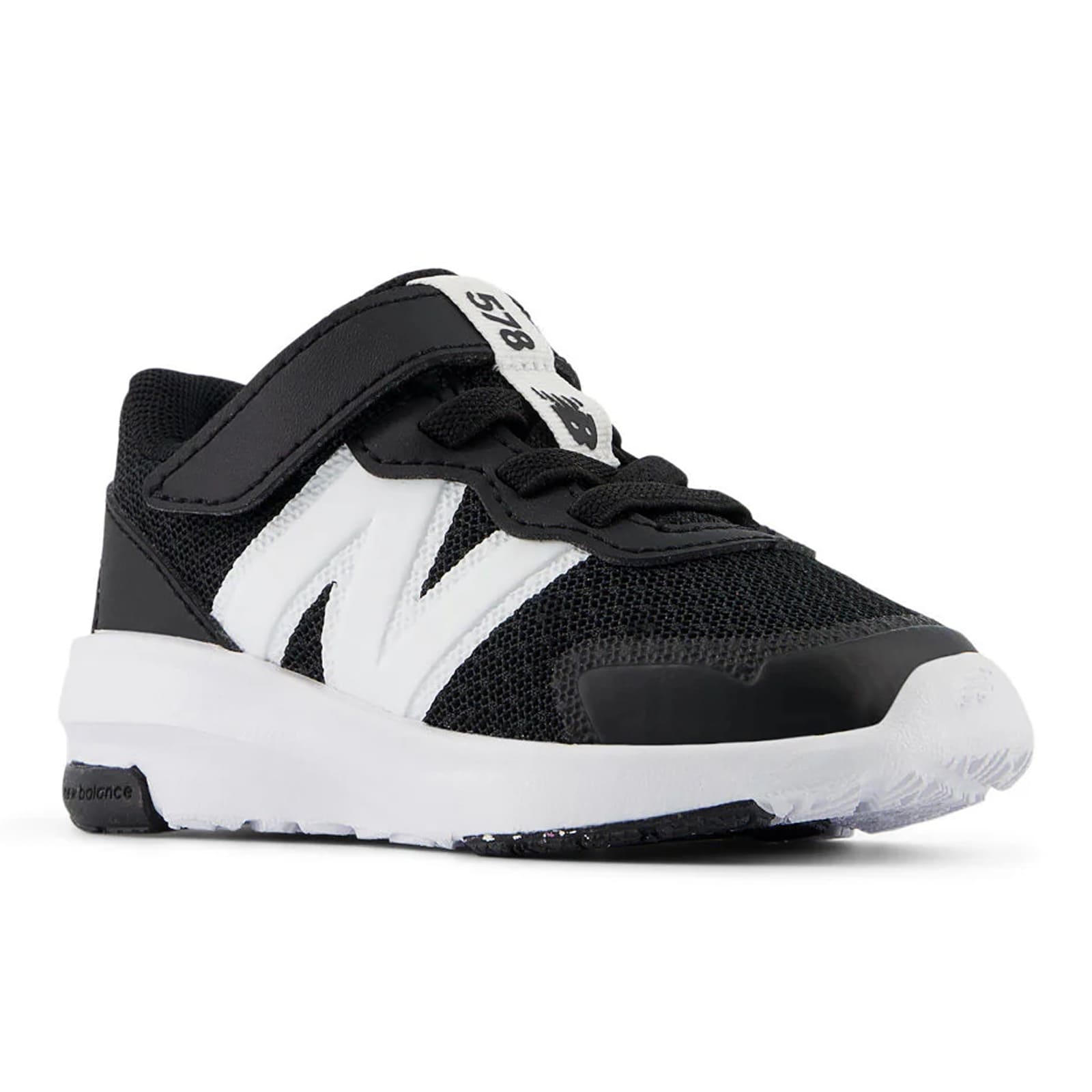 ニューバランス new balance IT578 8BK(ブラック) Hook and Loop ベビー キッズ シューズ スニーカー 女の子 男の子 子供靴 横幅W やや幅広 NB 2026秋冬