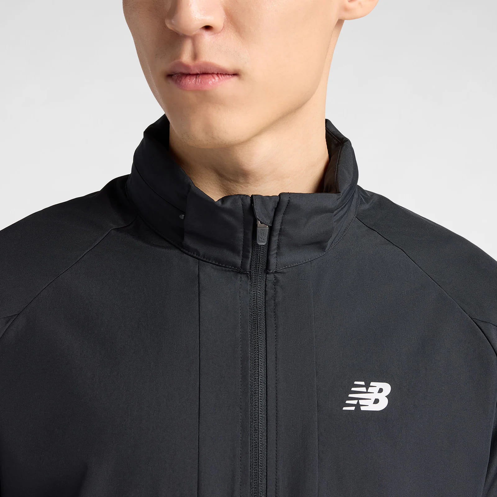 R 美品✨NEW BALANCE ロゴプリントジャケットM NB_MJ53828_20black_M-