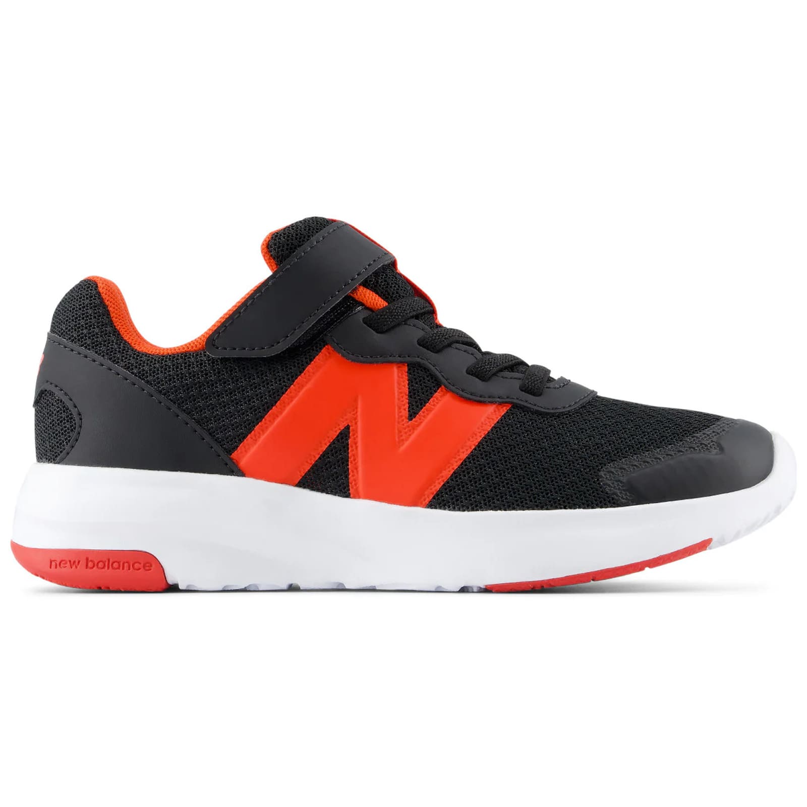 ニューバランス new balance P578 v1 7AA(ブラック/レッド) キッズ ジュニア シューズ スニーカー 女の子 男の子 子供靴 運動靴 横幅W やや幅広 NB 2026秋冬