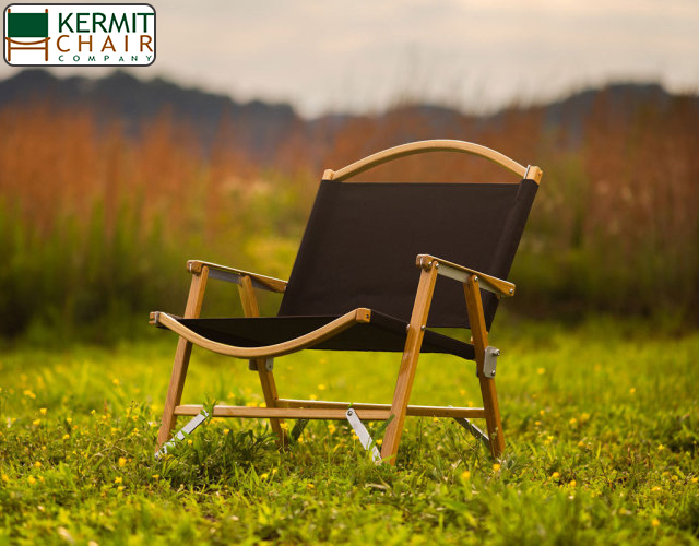 Kermit Chair Standard Oak Camping Fold Chair 「Made in U.S.A