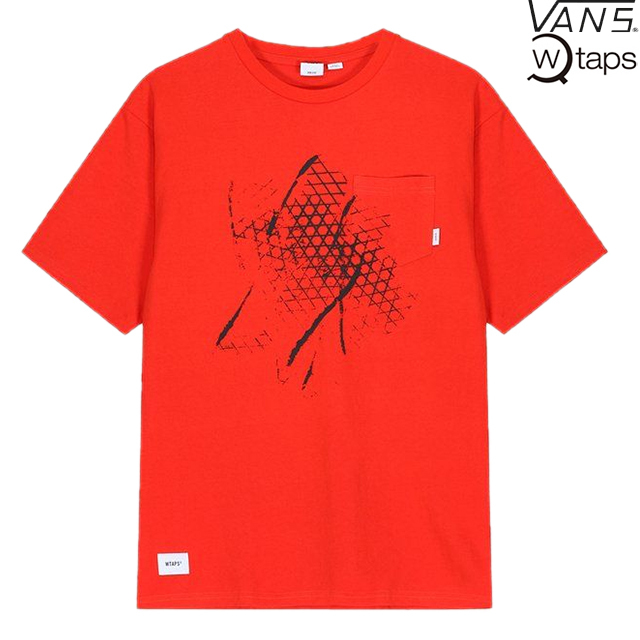 WTAPS x VANS VAULT SS SHORT SLEEVE TEE SHIRT VN0A4TRD BLACK WHITE