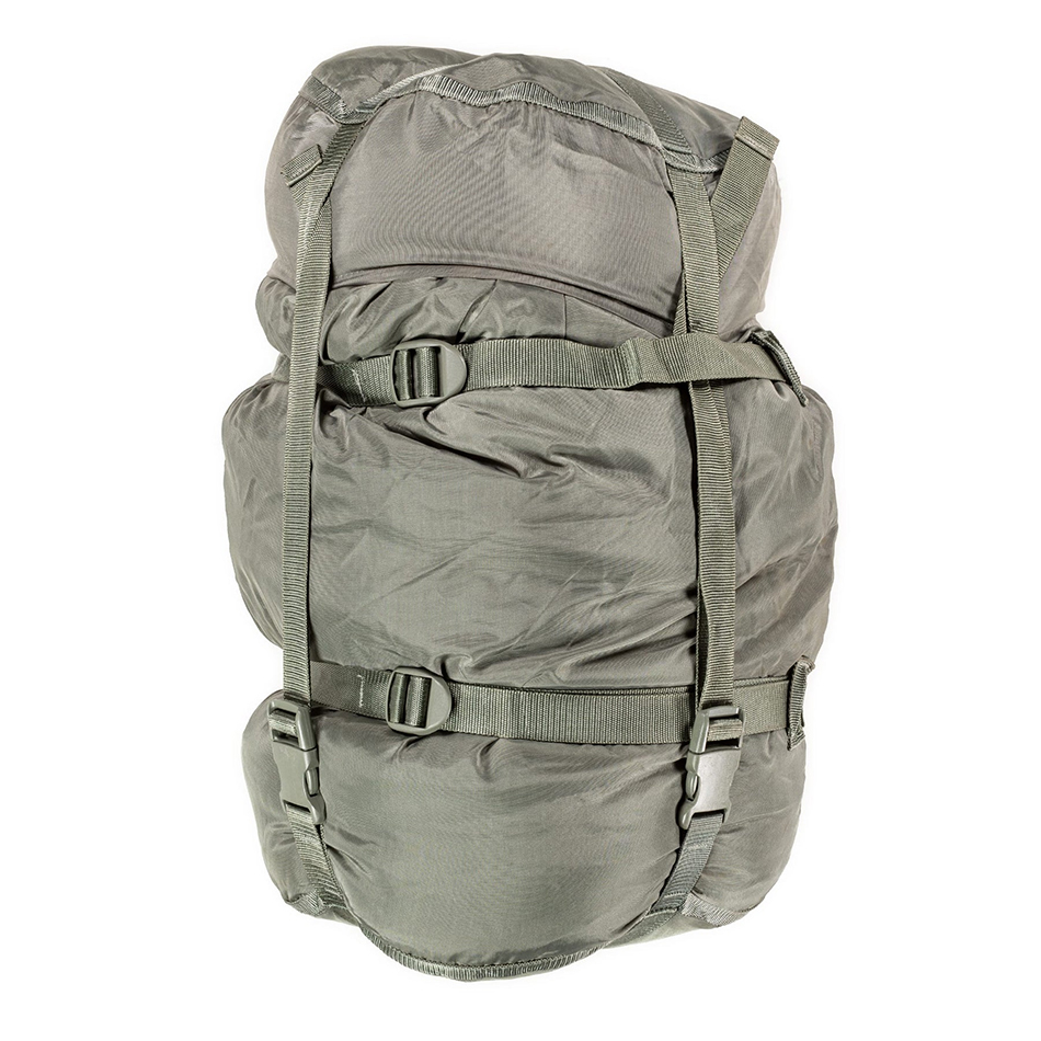 U.S.ARMY STUFF SACK COMPRESSION LARGE GRAY デッドストック スリーピングバッグ 圧縮袋 コンプレッション  サック 寝袋用 ミリタリー グレー 米軍 放出品