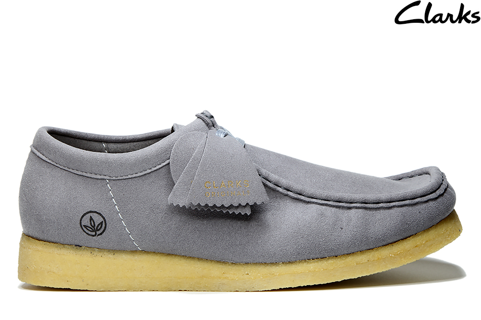 Clarks WALLABEE GREY VEGAN SUEDE 26165991 クラークス ワラビー