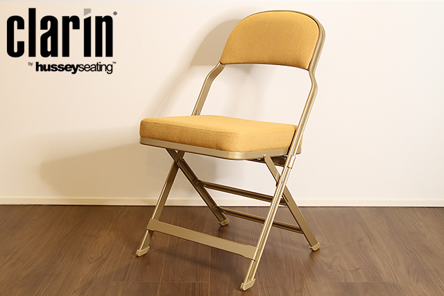 CLARIN FOLDING CHAIR FULL CUSHION 「Made in U.S.A」 AMBER クラリン