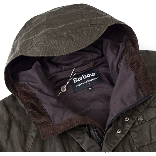 BARBOUR X ENGINEERED GARMENTS」 ZIP PARKA MWX1439OL51 OLIVE