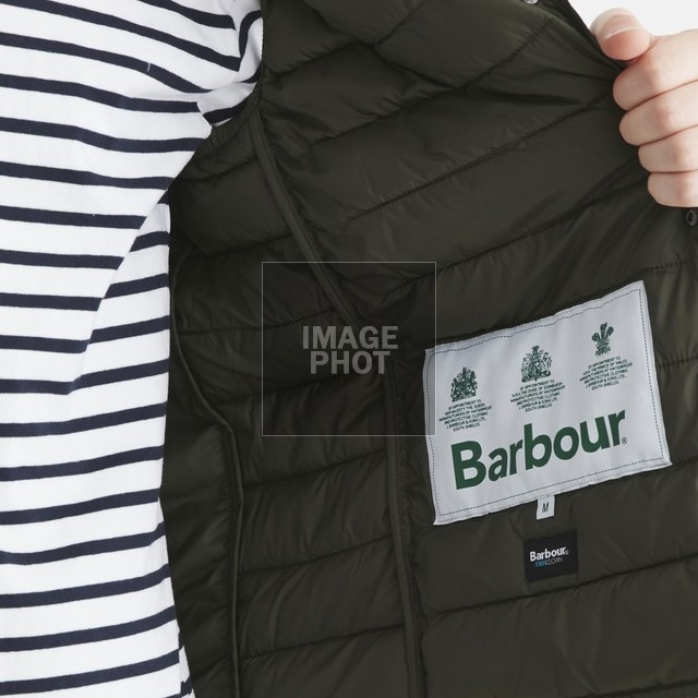 BARBOUR 「WHITE LABEL」 COLLARLESS BAFFLE GILET