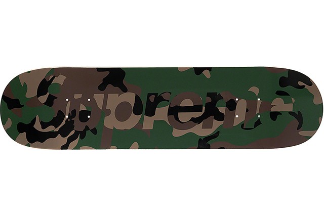 SUPREME CAMO LOGO SKATEBOAD GREEN Supreme シュプリーム カモ ロゴ