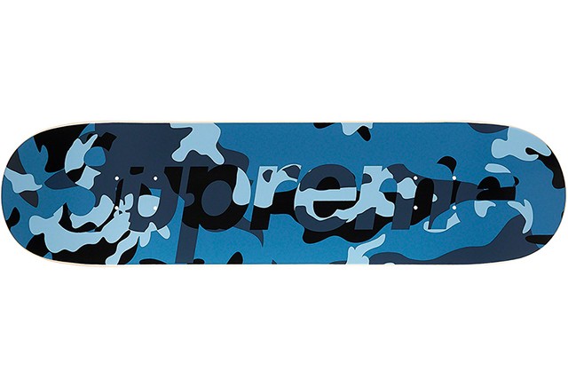 SUPREME CAMO LOGO SKATEBOAD BLUE Supreme シュプリーム カモ ロゴ スケートボード ブルー デッキ DECK  スケボー 迷彩