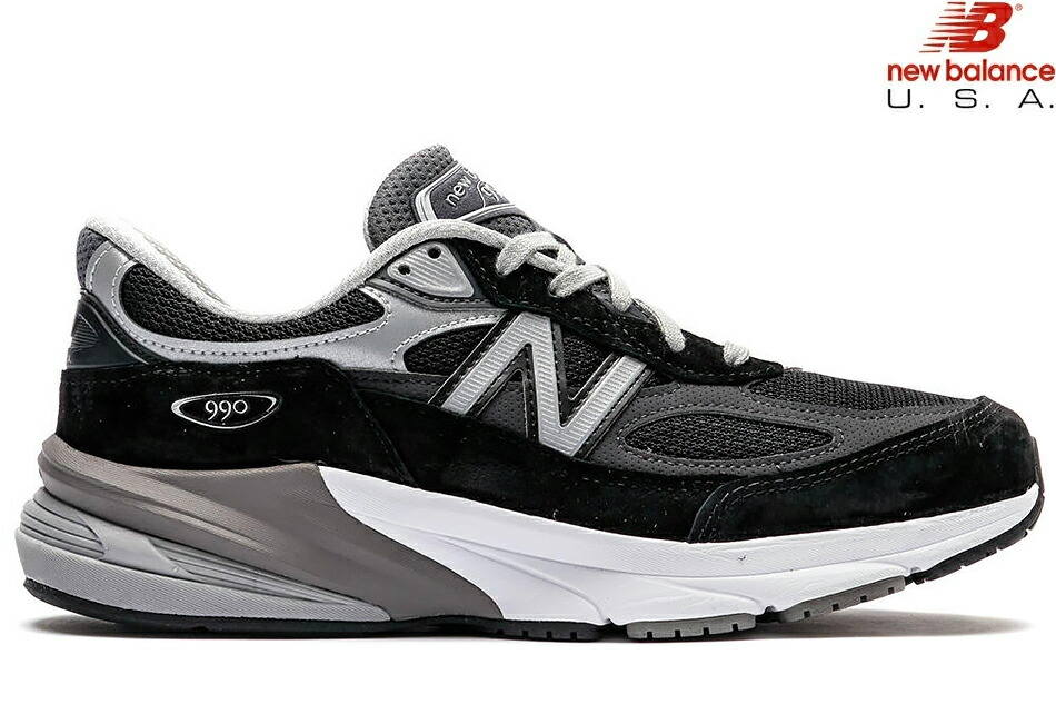 NEW BALANCE 990v6 M990BK6 「Made in U.S.A」 BLACK Dワイズ 「代紐