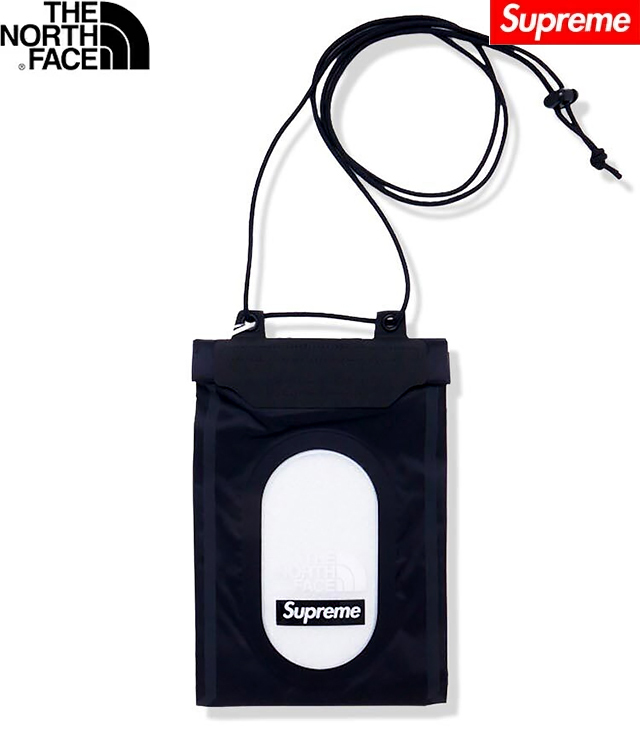 Supreme x The North Face」Summit Series Outer Tape Seam Neck Pouch