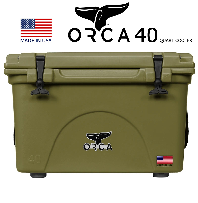 ORCA COOLERS 40 QUART GREEN 「Made in U.S.A」 ORCG040