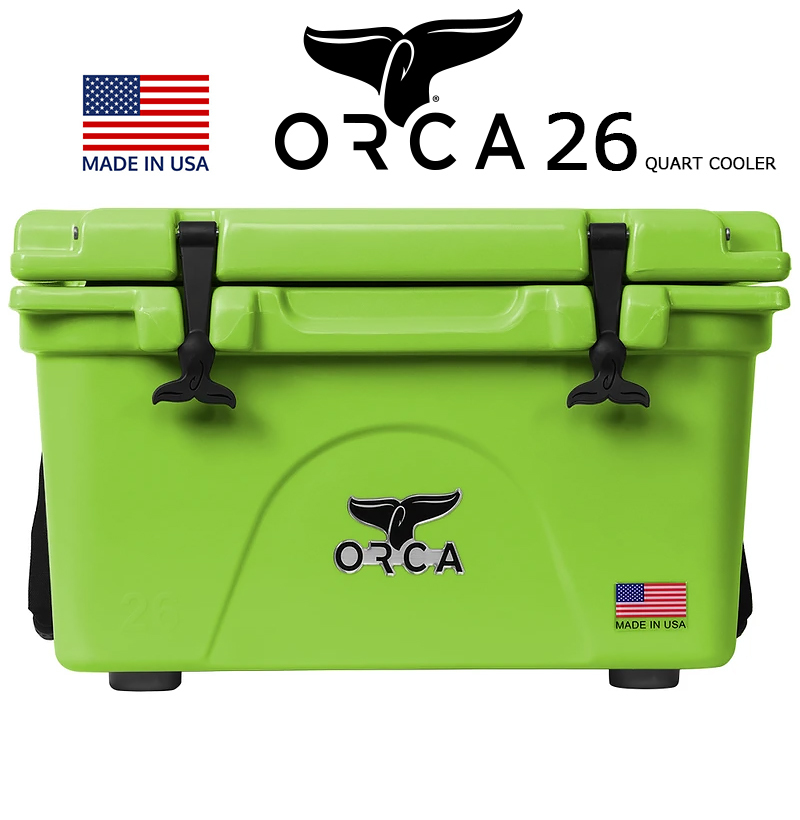 ORCA COOLERS 26 QUART LIME「Made in U.S.A」 ORCL026