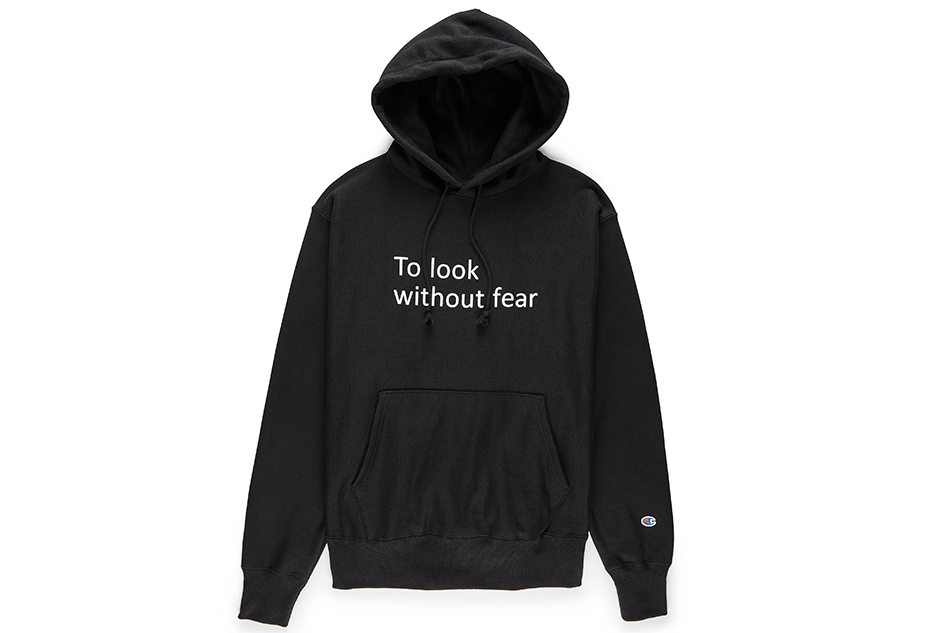 MoMA × Champion Wolfgang Tillmans REVERSE WEAVE HOODIE BLACK