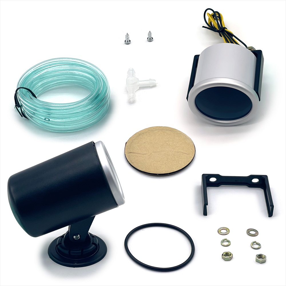 SーNET ブースト計 52mm 機械式 アナログ ブーストメーター ターボ計