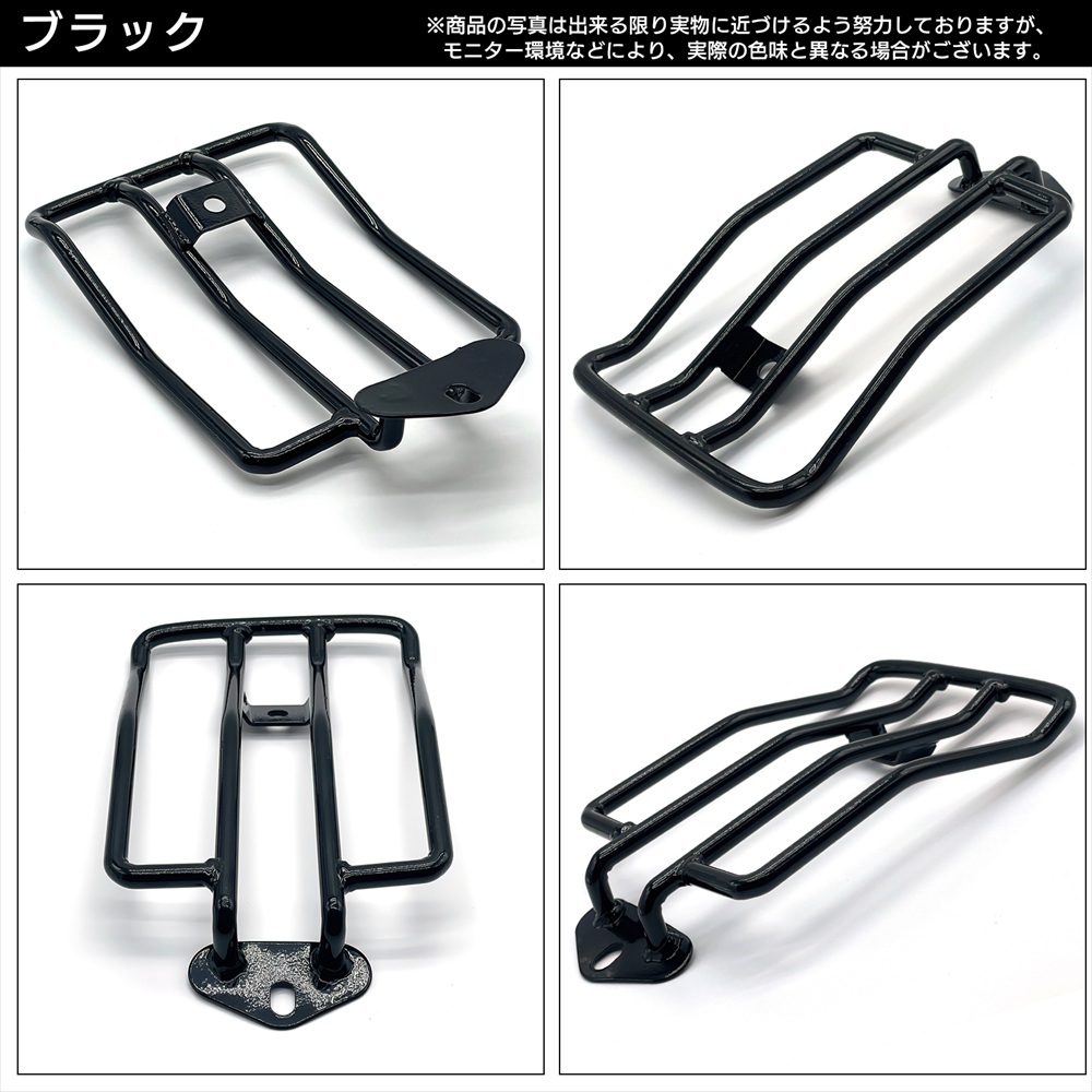 SーNET バイク 汎用リアキャリア リアシート簡単取付 荷物固定 台座