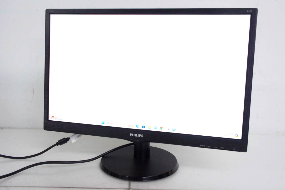 中古 PHILIPSフィリップス 23.6インチ液晶モニター 243V5QHABA/11