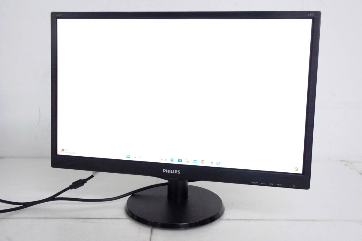 中古 PHILIPSフィリップス 23.6インチ液晶モニター 243V5QHABA/11 中古 PHILIPSフィリップス 23.6インチ液晶モニター 243V5QHABA/11