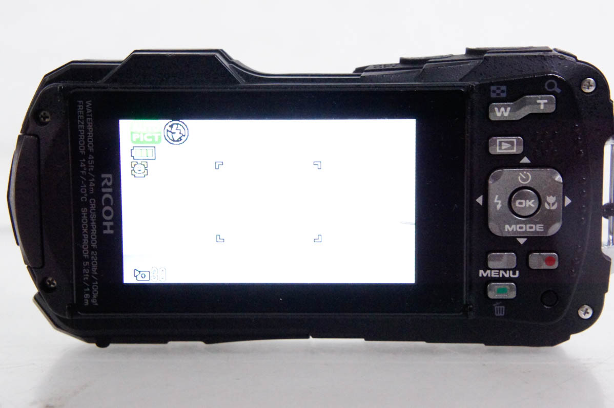 【中古】RICOHリコー デジタルカメラ 1600万画素 WG-60 防水防塵 タフネス仕様 中古 RICOHリコー デジタルカメラ 1600万画素 WG-60 防水防塵 タフネス
