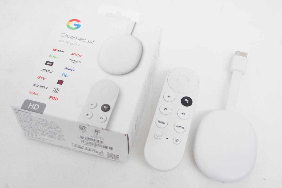 中古 Googleグーグル Chromecast with Google TV（HD）GA03131-JP｜snet-shop
