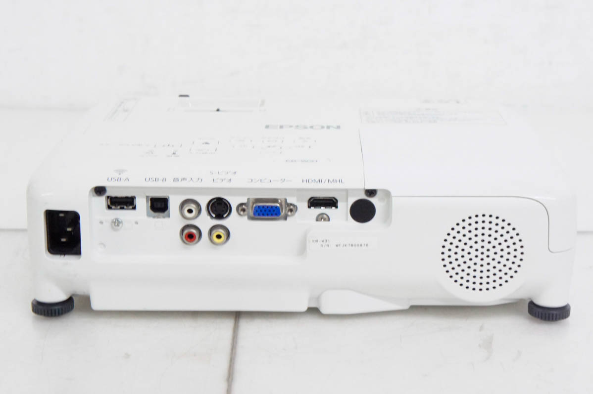 中古 EPSONエプソン データプロジェクター EB-W31 3200lm WXGA : エス