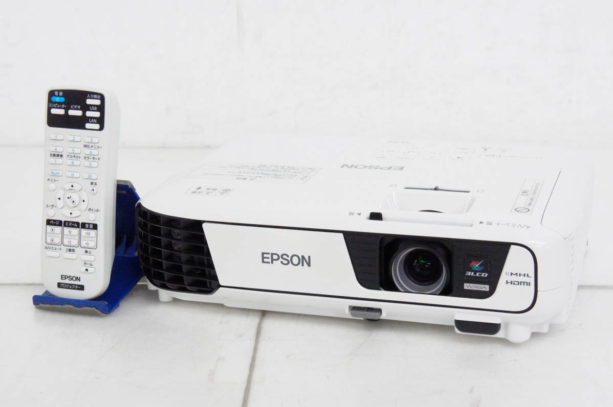 中古 EPSONエプソン データプロジェクター EB-W31 3200lm WXGA : エス