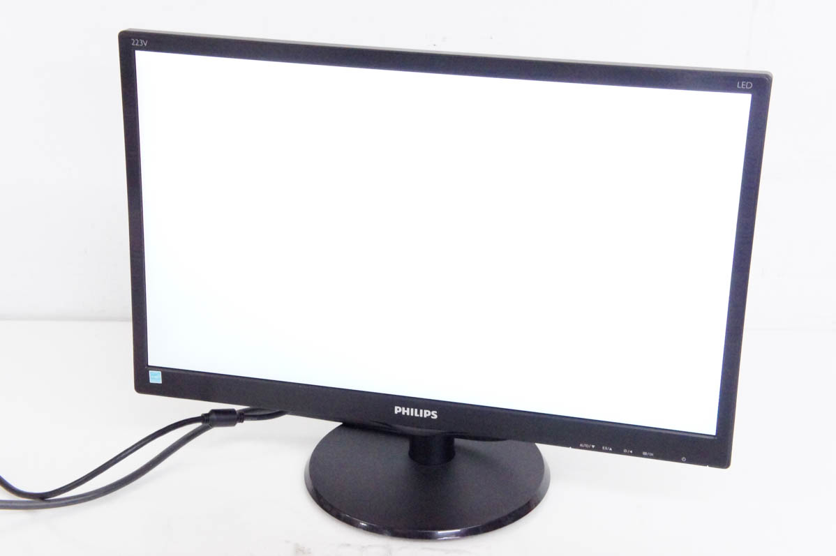 中古 PHILIPSフィリップス 21.5インチ液晶モニター 223V5LHSB/11
