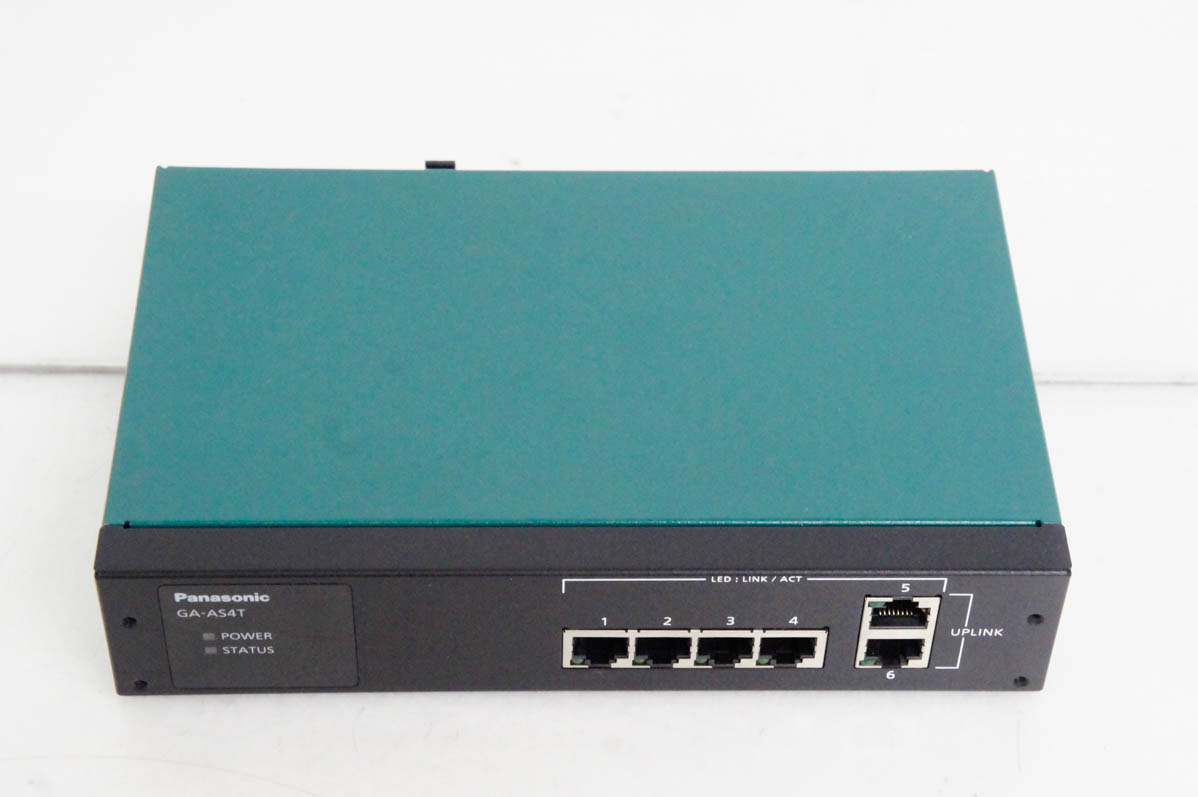 【未使用品】パナソニック GA-AS4T 全ポートギガレイヤ2スイッチングハブ GA-EM48T(ZLP28480)｜レイヤ2スイッチングハブ｜スイッチング