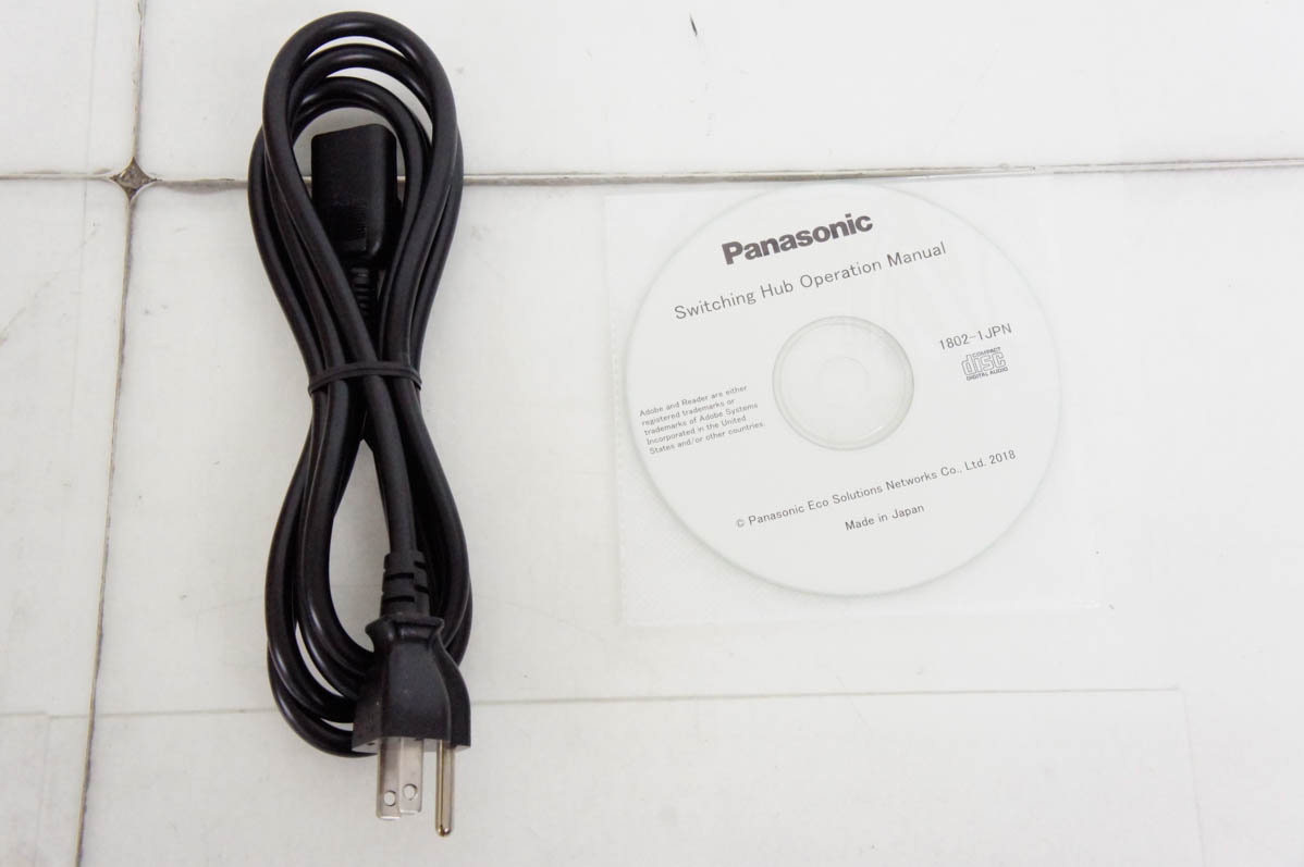 中古 Panasonic パナソニック レイヤ2スイッチングハブ GA-AS4T