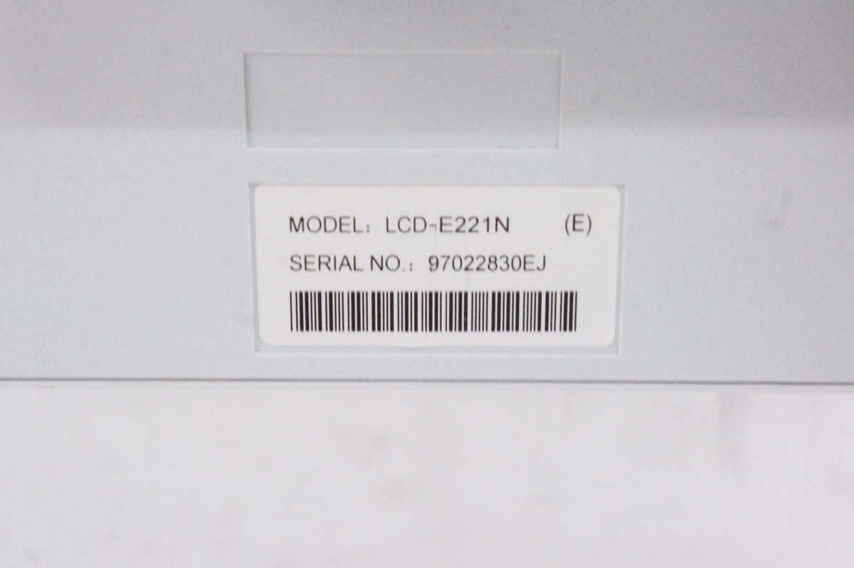 中古 NEC 21.5インチ 液晶モニター MultiSync LCD-E221N｜snet-shop｜05