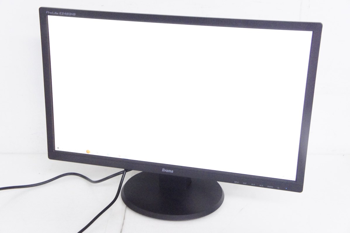 中古 IIYAMA ProLite 24インチワイド液晶ディスプレイ E2483HS-B3