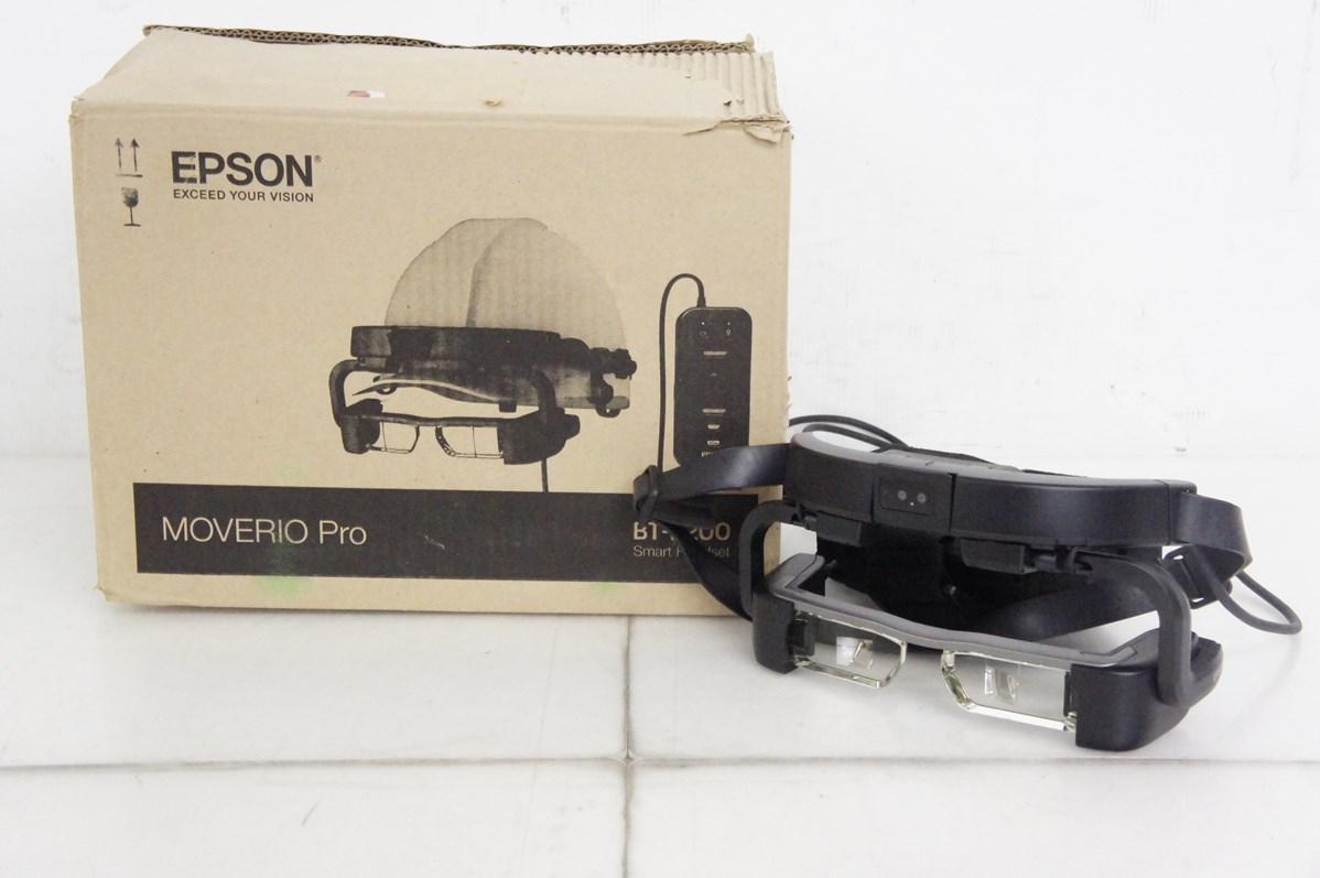 【中古】EPSONエプソン ヘッドマウントディスプレイ MOVERIO Pro 業務用ヘルメットモデル BT-2200 中古 EPSONエプソン ヘッドマウントディスプレイ MOVERIO Pro 業務用
