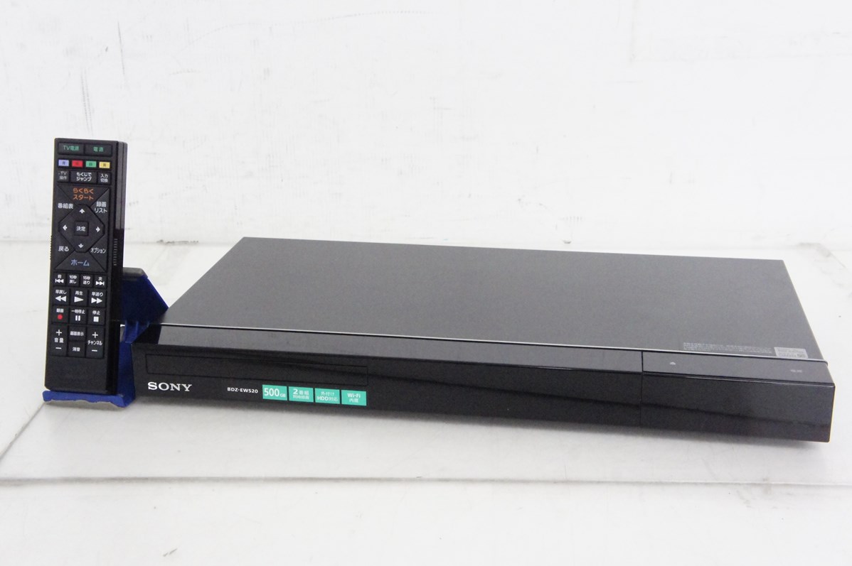 【極美品】2番組録画　ソニー　ブルーレイレコーダー　BDZ-EW520 Amazon | SONY 500GB 2チューナー ブルーレイレコーダー BDZ