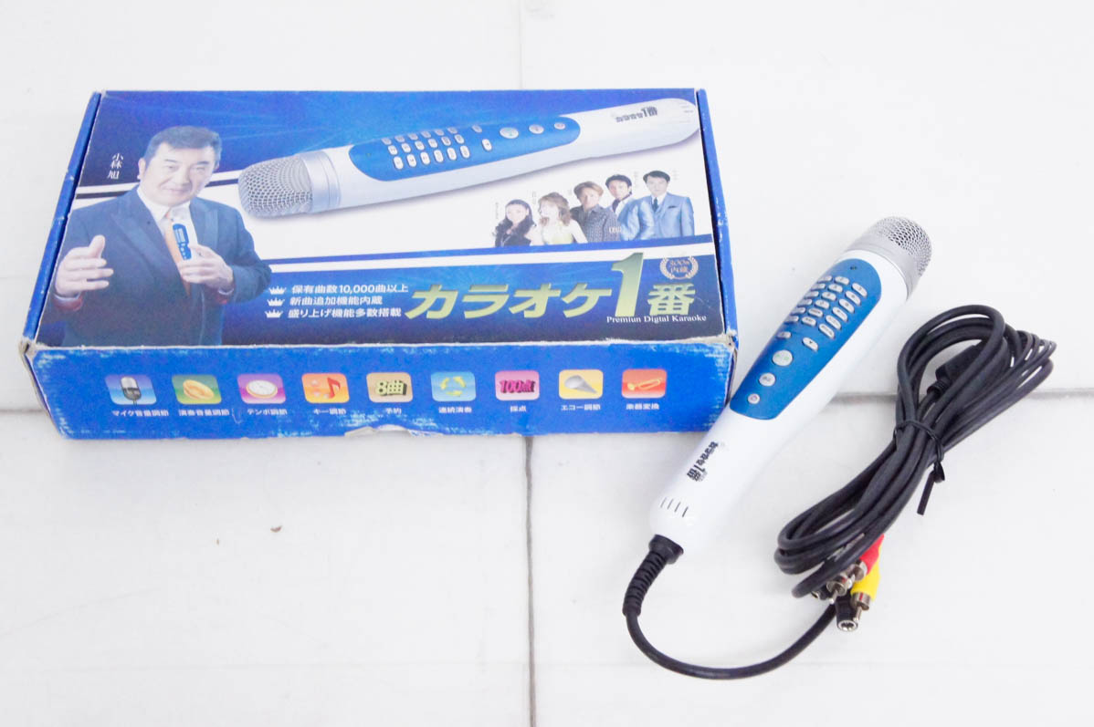 中古 夢グループ パーソナルカラオケマイク カラオケ1番 YK-3008 家庭