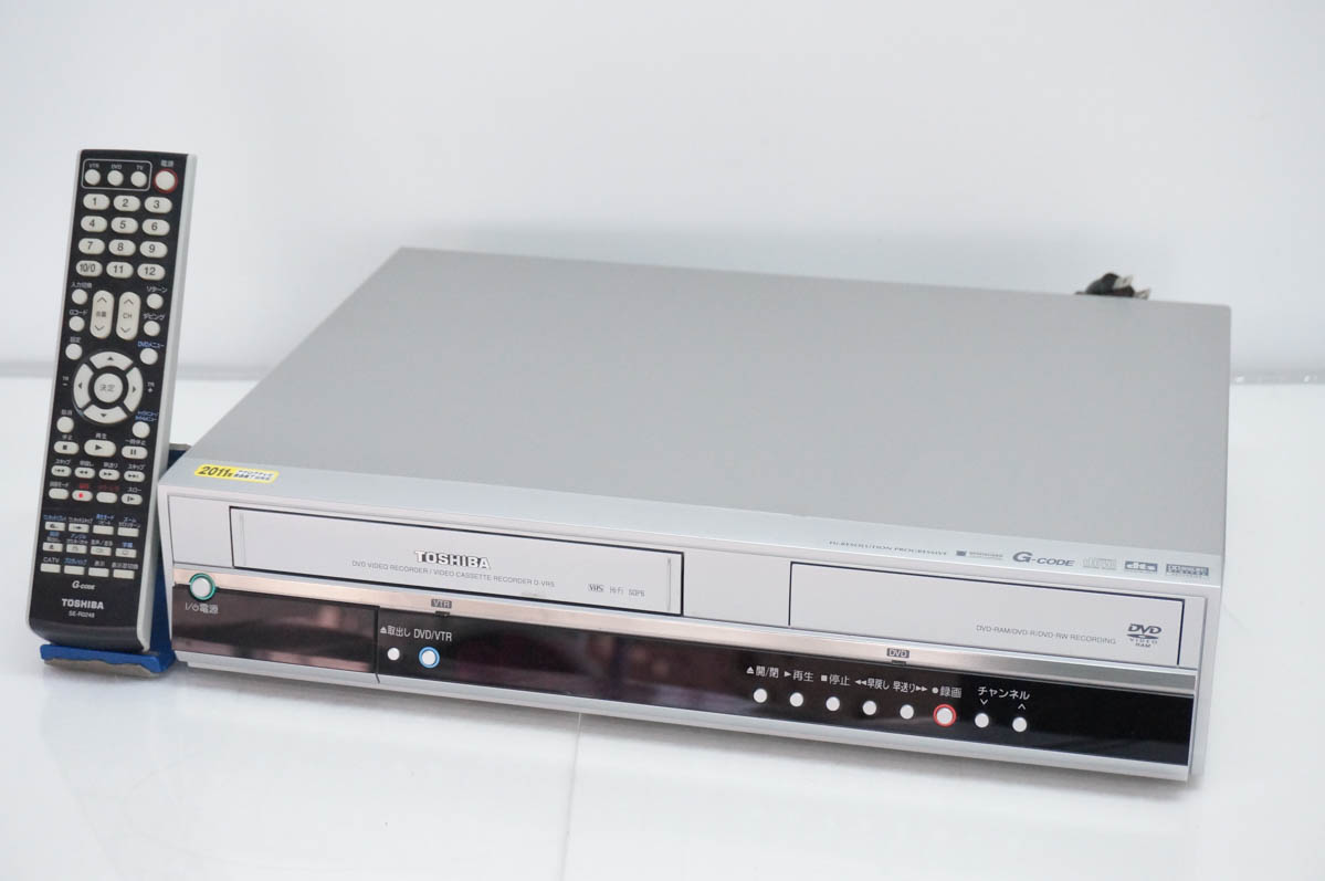 中古 東芝TOSHIBA VTR一体型DVDビデオプレーヤー DVDプレーヤー一体型