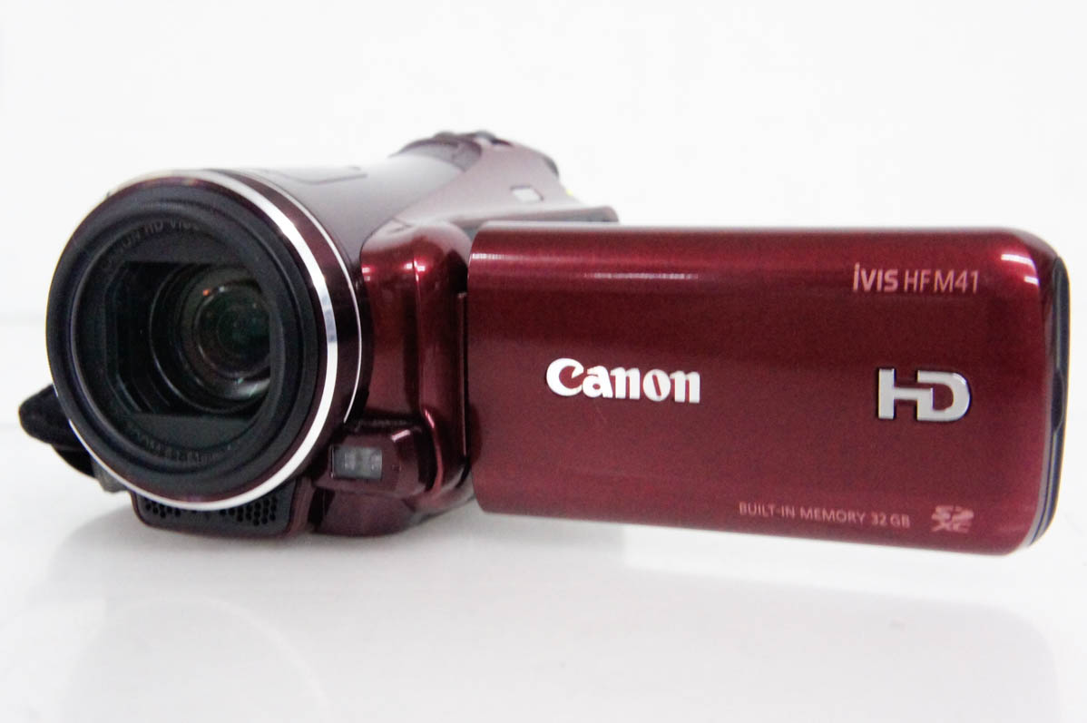 中古 Canonキヤノン ハイビジョンデジタルビデオカメラ メモリータイプ iVIS HF M41｜snet-shop