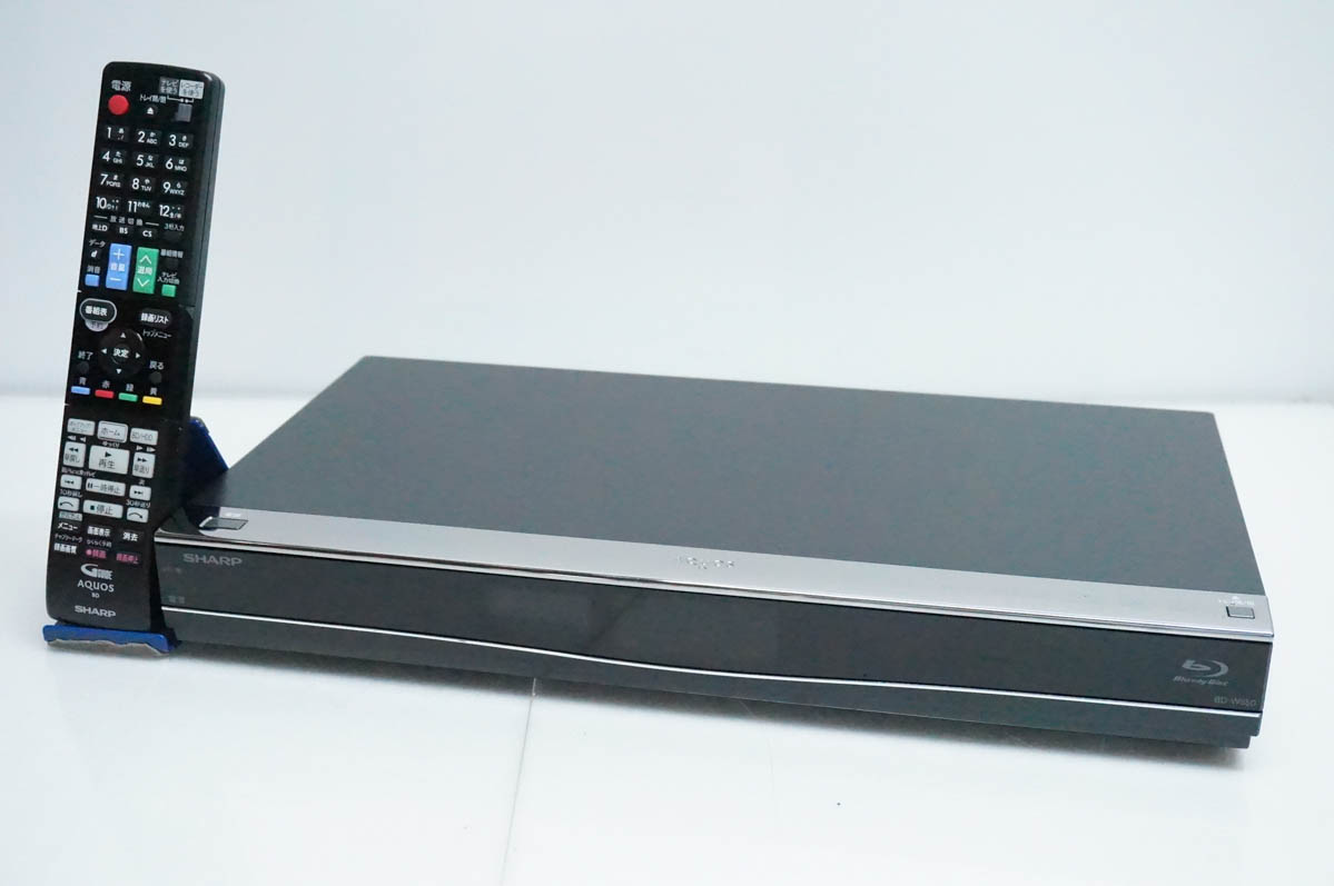 中古 SHARPシャープ ブルーレイディスクレコーダー AQUOSアクオスブルーレイ BD-W550 HDD500GB Wチューナー