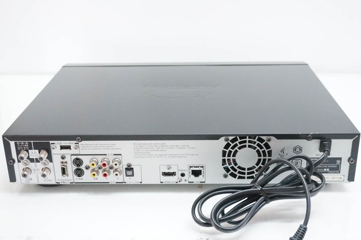 中古 東芝 ブルーレイレコーダー レグザブルーレイ RD-BR610 HDD500GB