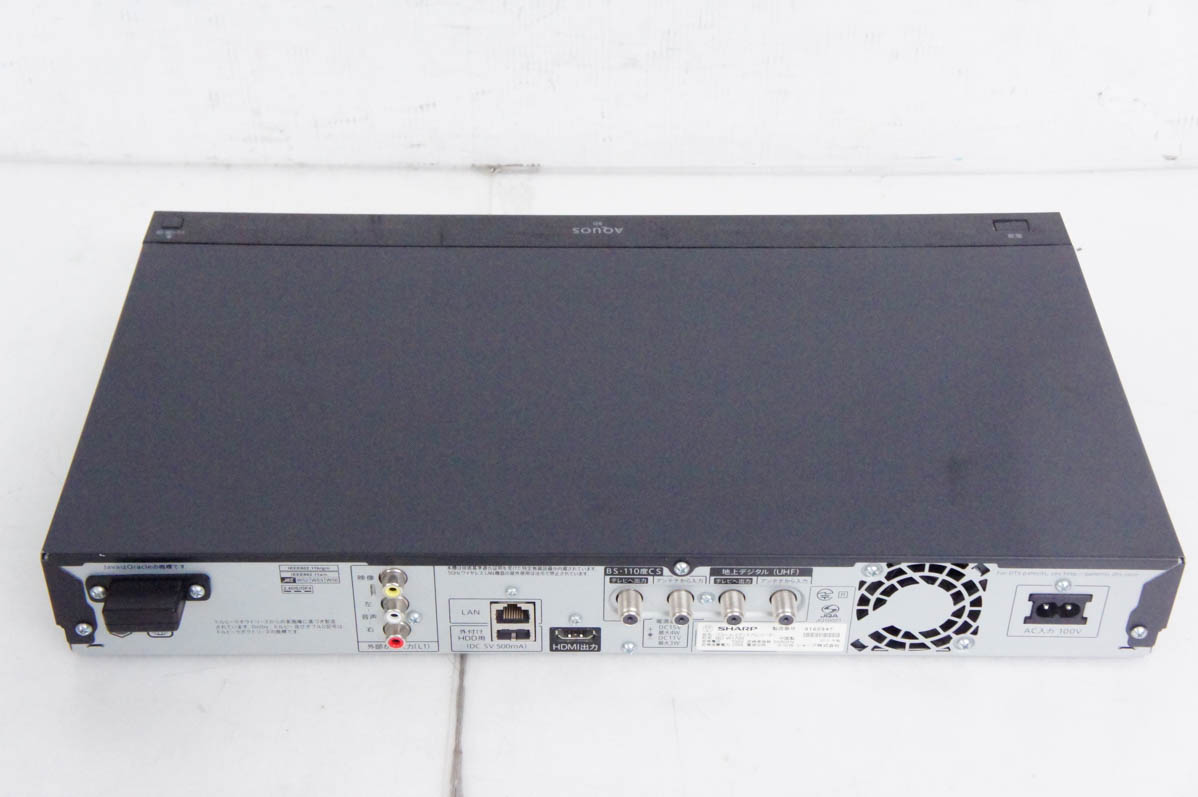 SHARP AQUOS ブルーレイレコーダー BD-W1700 2番組同時録画 Sharp BD