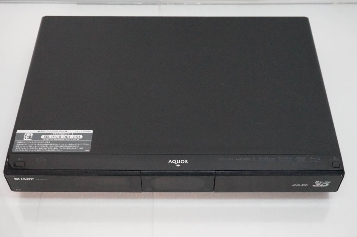 中古 SHARPシャープ ブルーレイディスクレコーダー AQUOSアクオス