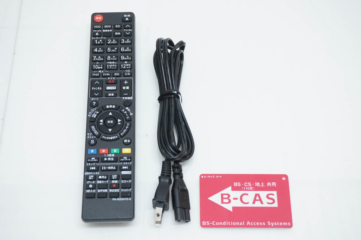 中古 Panasonicパナソニック ハイビジョンブルーレイディスクレコーダー DMR-BZT600 HDD500GB 3Dディスク対応の画像