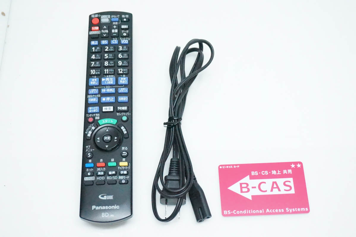 中古  Panasonicパナソニック ブルーレイディスクレコーダー DIGA DMR-BRW500 ダブルチューナー HDD500GB_4