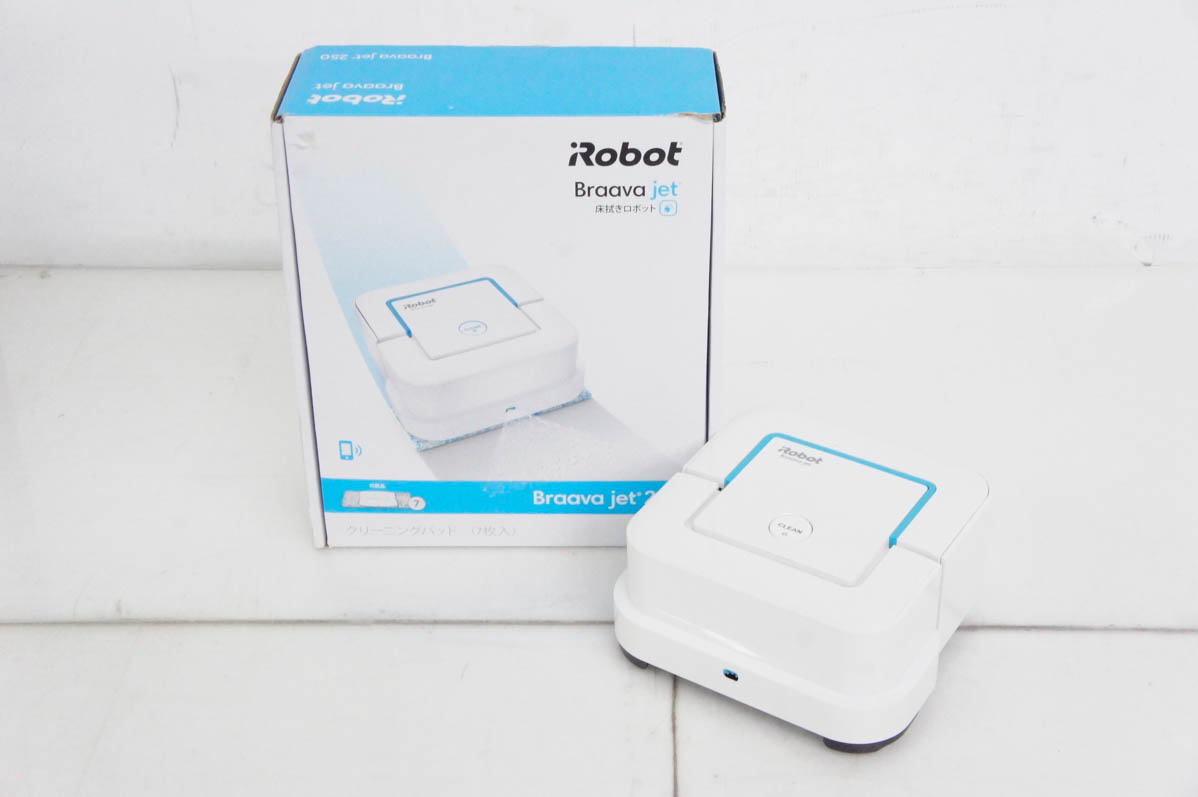 中古 iRobotアイロボット 床拭きロボット Braava jet 250 ブラー