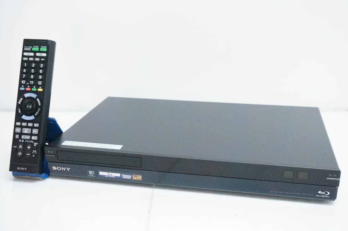 SONY「BDZ-AT900」HDD 1TB・2チューナー搭載機 中古 SONYソニー ブルーレイレコーダー BDZ-AT900 HDD1TB Wチューナー
