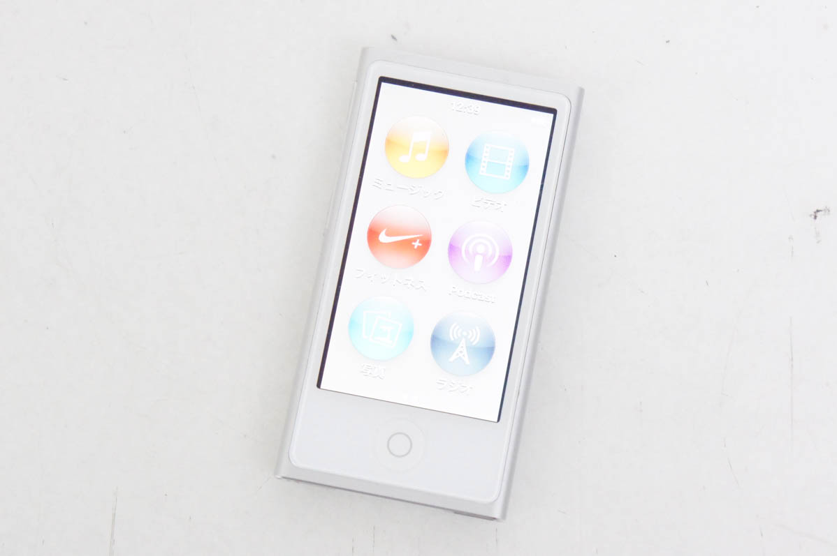 中古 Appleアップル 第7世代 iPod nano 16GB MKN22J シルバー : エス
