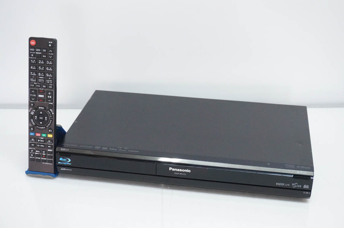 中古 Panasonicパナソニック HDD搭載ハイビジョンブルーレイディスクレコーダー DIGA DMR-BR570-K HDD320GB