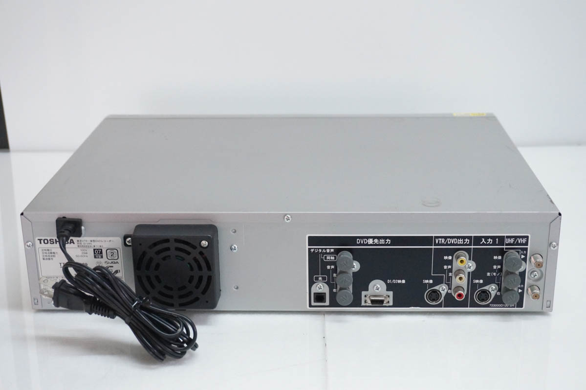 中古 東芝TOSHIBA VTR一体型DVDビデオプレーヤー DVDプレーヤー一体型
