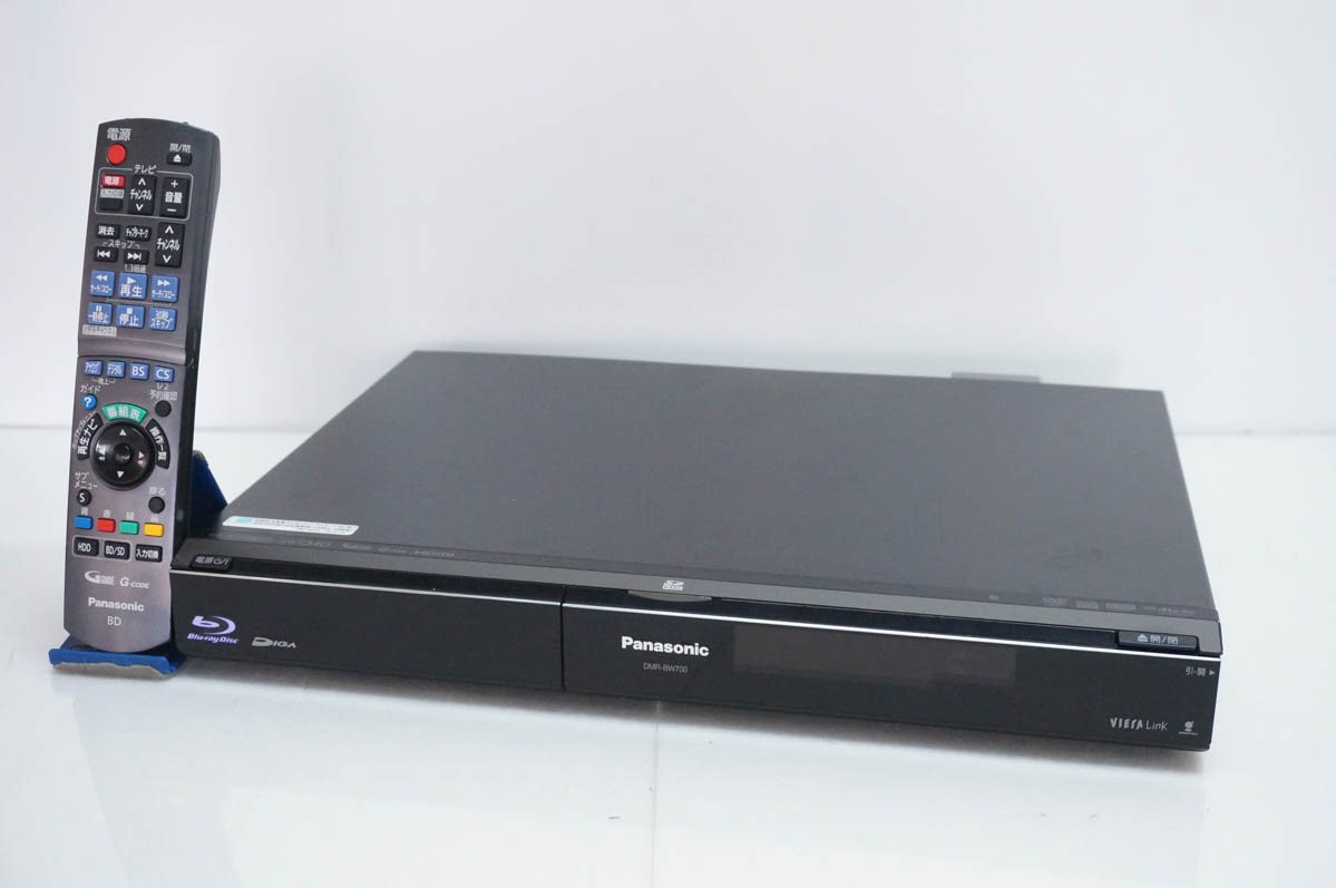 中古 Panasonicパナソニック DIGA ブルーレイディーガ ハイビジョンブルーレイディスクレコーダー DMR-BW700-K HDD250GB