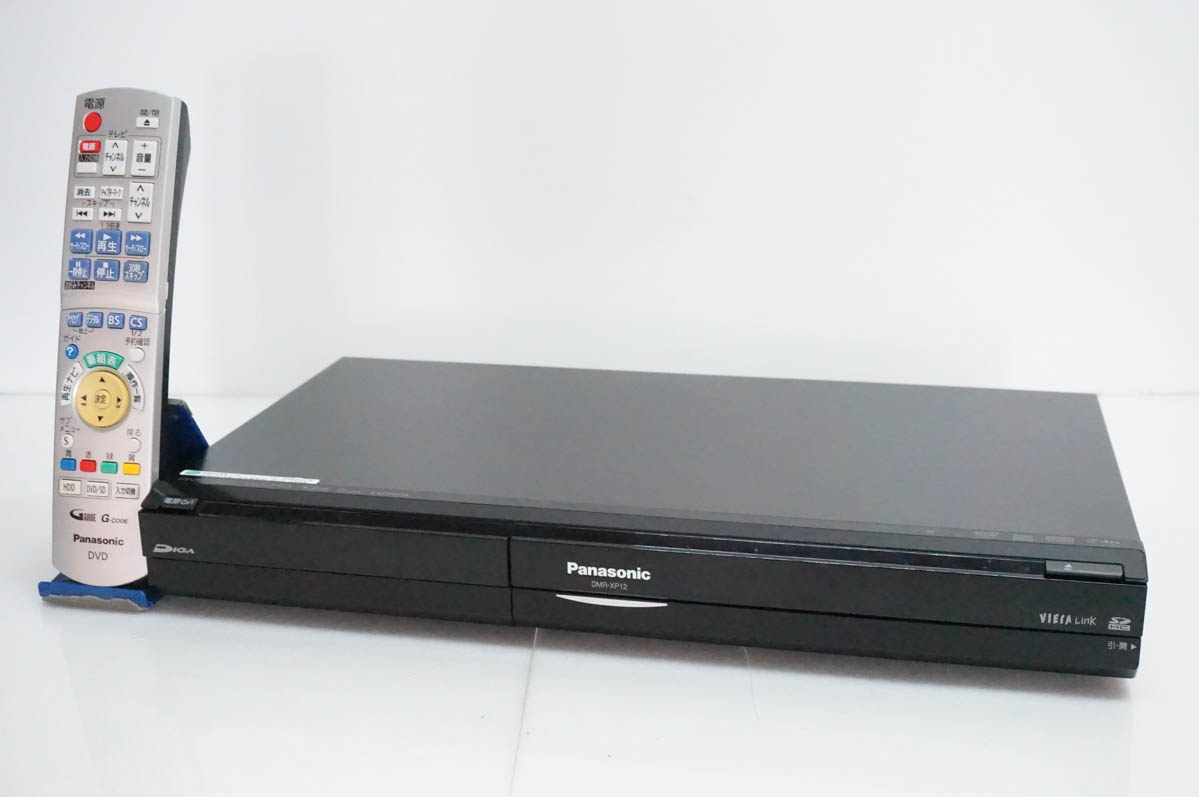 【美品】Panasonic DIGA DMR-XP12 HDD/DVD 外箱付 中古 Panasonicパナソニック HDD内蔵DVDレコーダー DIGAディーガ 地