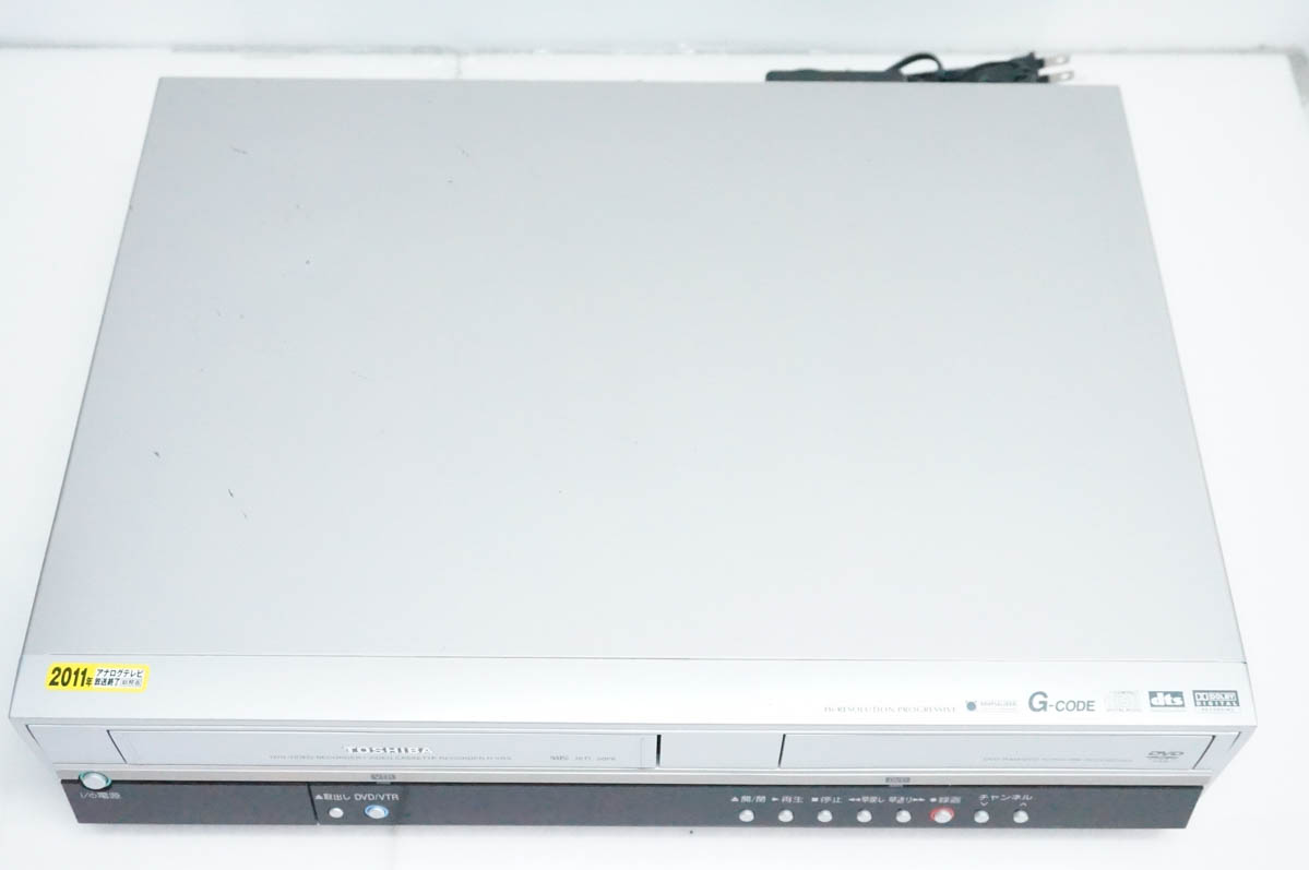 中古 東芝TOSHIBA VTR一体型DVDビデオプレーヤー DVDプレーヤー一体型